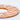 Circular Orange Mirror with Zodiac Signs Around the Border