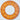 Circular Orange Mirror with Zodiac Signs Around the Border