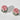 Vintage Fitz + Floyd Flowerpot Ceramic Salt + Pepper Shakers