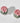 Vintage Fitz and Floyd Poinsettia Flowerpot Ceramic Salt & Pepper Shakers
