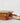 Vintage Anchor Hocking Fire King Amber 1.5 Qt Glass Baking Dish Rattan Basket