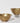 Vintage Solid Brass Lotus Flower Bowls Set of 2 Handmade India