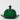 Vintage Kemple Emerald Green Yutec Fan Pressed Glass Butter/Cheese Dish