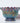 VTG L.E. Smith Carnival Glass Bowl Diamond Star Iridescent Ruffled Footed Dish