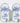 Vintage Delft Blue and White Floral Wall Sconces | Set of 2