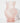 Vintage Pink Pressed Glass Vase Diamond Textured Hourglass Mid-Century Decor 8"