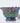 VTG L.E. Smith Carnival Glass Bowl Diamond Star Iridescent Ruffled Footed Dish