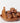 Vintage 1970s Monkey Pod Wood Fruit Bowl Set of 13 Carved Fruits MCM