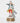 Vintage Rococo Revival Porcelain Violinist Figurine Hand Painted w Metal Base 9"