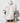 Rare Vintage Department 65 Old World Limited Edition White Coat Santa Figurine