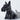 Vintage c. 1970 Royal Adderley Scottish Terrier Black Dog Bone China Whisky Decanter Liquor Bottle