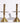 VTG Solid Brass Hand Turned Drip Plate Bell Candle Holder Column Taper 8" Pair