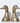 Vintage 1970s Andrea by Sadek Solid Brass Mallard Duck Heads Bookends MCM 6.5"
