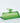Vintage Circleware Green Glass Butterfly Butter Dish Pressed Diamond Ribbed Lid