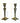 Rare Vintage Brass Candle Holders Ornate Rococo Revival 9" Pair