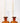 Vintage Indiana Tiara Amber Sandwich Pattern Glass Candle Holders Set of 2