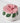 Rare Vintage Elpa Portugal Rose Lidded Ceramic Bowl Leaf Motif Alcobaca 5.5"