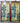 Vintage Chinese Reverse Glass Paintings Peaceful Dwelling Framed Wall Art 29"