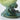 Vintage 1951 Hull Pottery USA #102 Athena Cornucopia Green Spiral Shell Vase