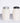 VTG 1950 Anchor Hocking Fire King White Beehive Milk Glass Salt & Pepper Shakers