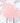 Glass Platter with Pink Floral Motif