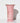 Vintage 1940s Pickard Pink Opaline Glass Pedestal Vase Gilt Floral Signed USA 7"