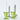 Vintage Green Depression Glass Candle Holders (set of 2)