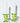 Vintage Green Depression Glass Candle Holders Taper Votive Set of 2