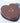 Heart Shaped Wooden Box with Small Floral Motif