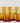 Vintage 1970s Libbey Country Garden Amber Glass Tumblers Floral Mid C Set Of 4