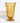 VTG Anchor Hocking Fairfield Amber Glass Footed Vase Paneled Scalloped Rim 8.5"