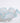 Rare Vintage Fenton Aqua Crest Diamond Lace Opalescent Blue Ruffle Pedestal Bowl