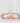 Vintage Mid C Pink Glass Serving Plate Heart Handle Gold Ornate Gilt Rim 8"