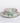 Vintage Porcelain Floral Footed Bowl Plate Set Victorian Scalloped Gold Trim